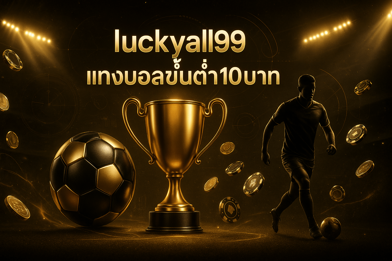 luckyall99-football-betting-minimum-10-baht-premium-black-gold-cover